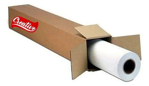 Bobina Sulfite Para Plotter 120G 61 Cm X 50 Mts A1 Creative Branco