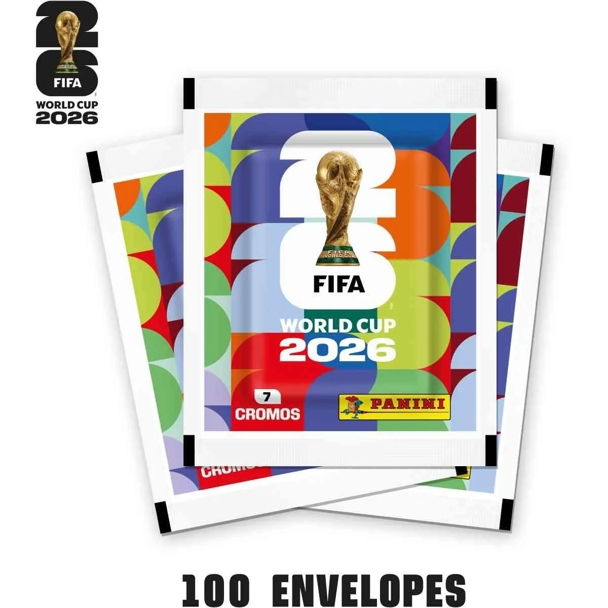 Copa Panini 2026 Figurinhas Fifa Envelope C/7 Panini (Dp.c/100)