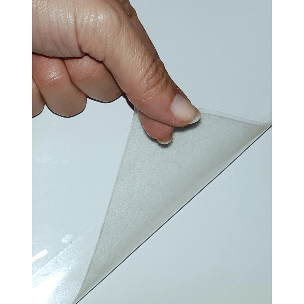 50 Adesivos Vinil Para Laminação A4 Transparentes - Laminação - imagem 2