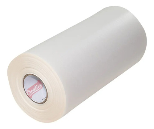 Fita Adesiva Dupla Face 14Cm X 10M Com 2 Liners Qualidade Transparente Lisa