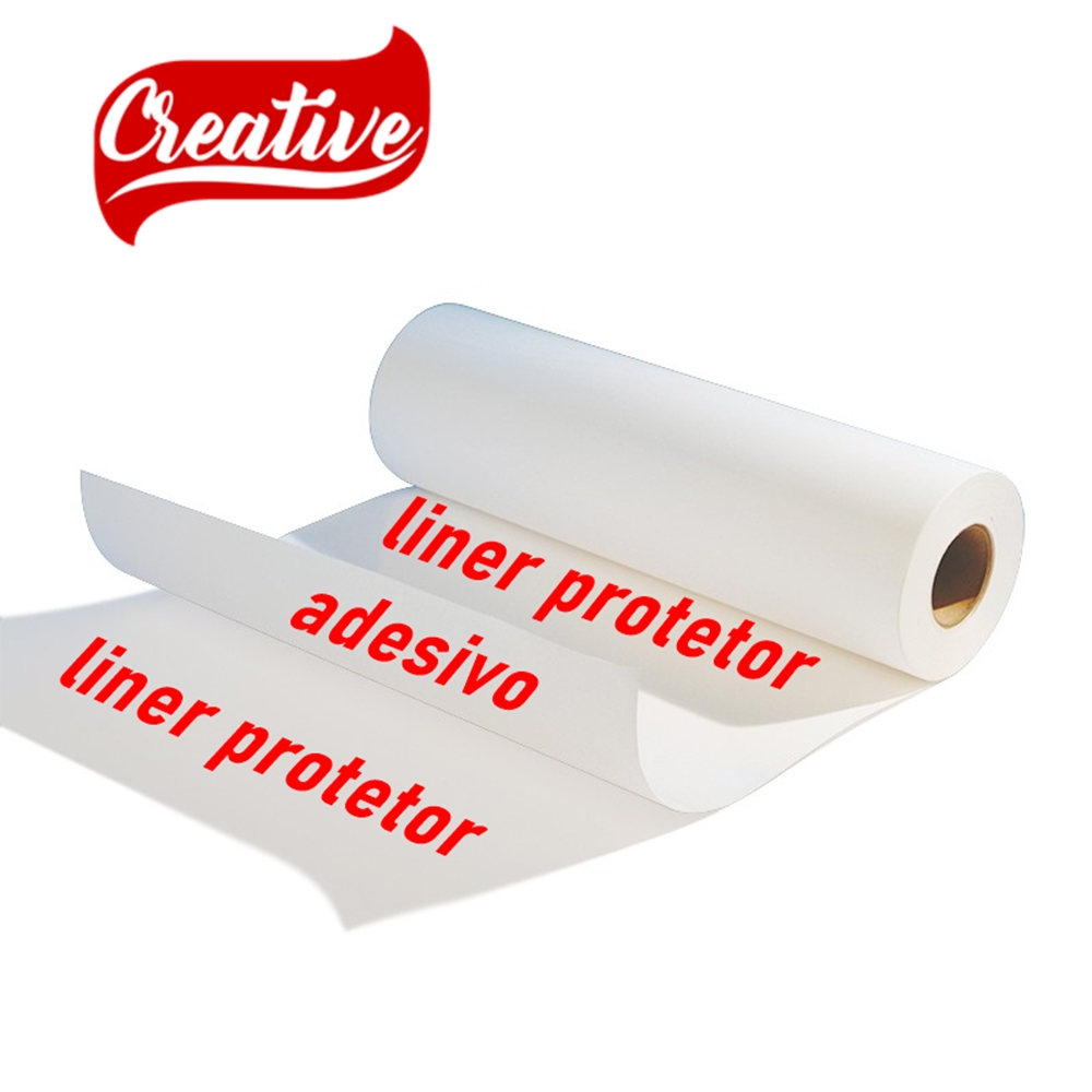 Dupla Face Duplo Liner 50 Cm X 100 Metros Creative Produtos Transparente - imagem 2