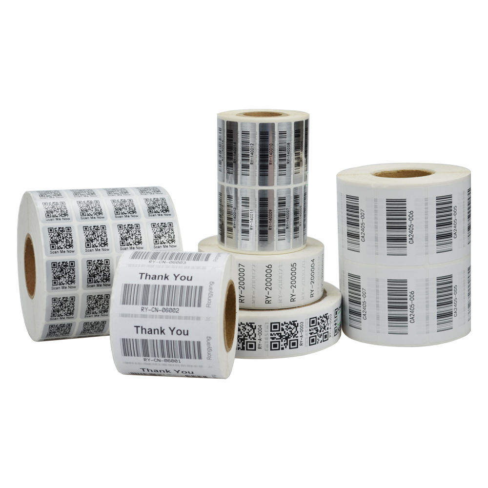 500 Impressão Personalizada De Etiquetas Bopp 100X50 Mm