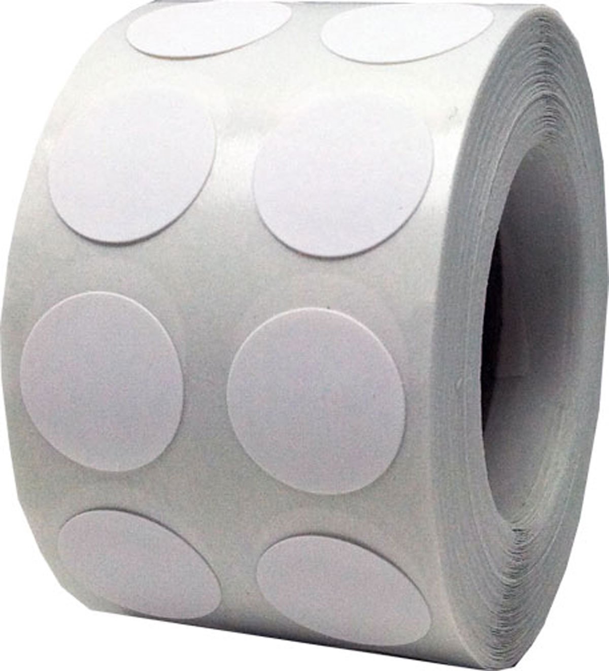 500 Etiquetas Adesivas Redonda Bolinha Branca 5 Cm