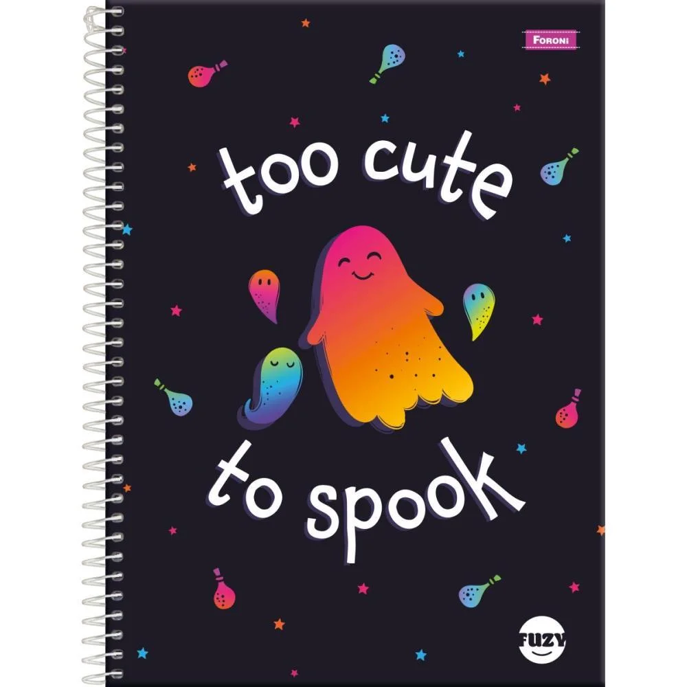 Caderno 01X1 Capa Dura Fuzy 80Fls. Foroni (Pct.c/04)