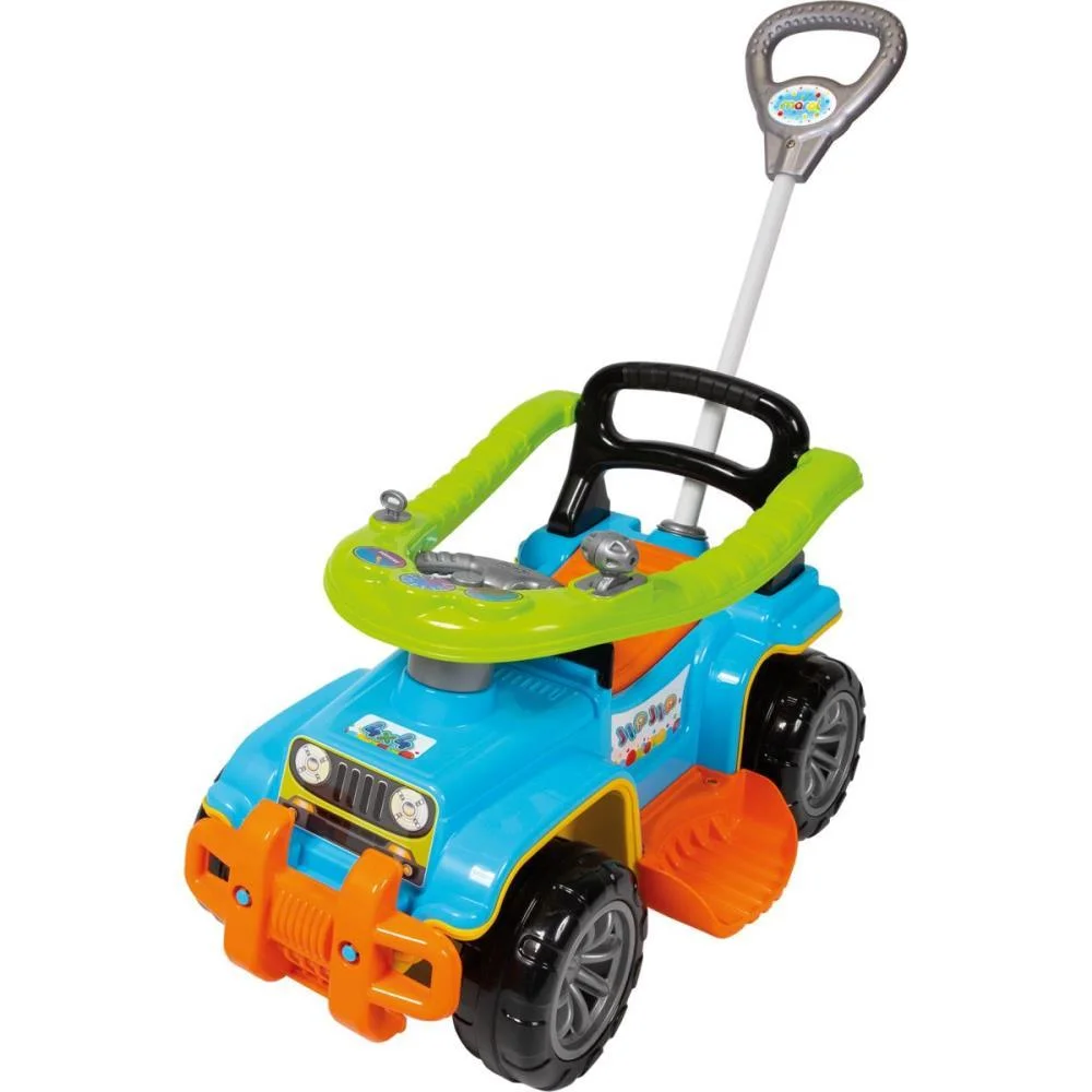 Veiculo Para Bebe Jip Jip Colorido 30Kg C/Som Maral