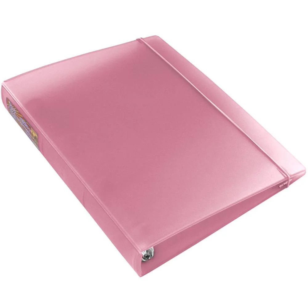 Fichario De Pp Rosa Polipropileno Acrimet