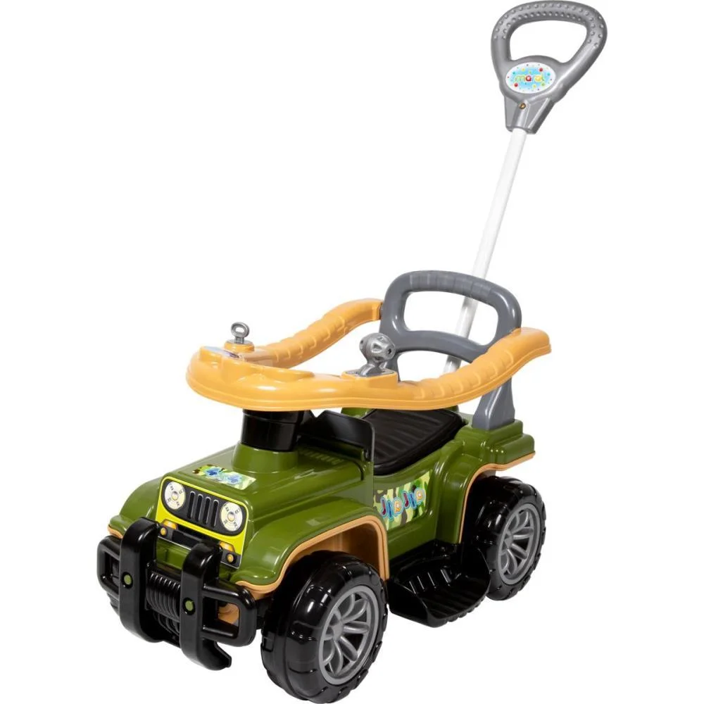 Veiculo Para Bebe Jip Jip Militar 30Kg C/Som Maral