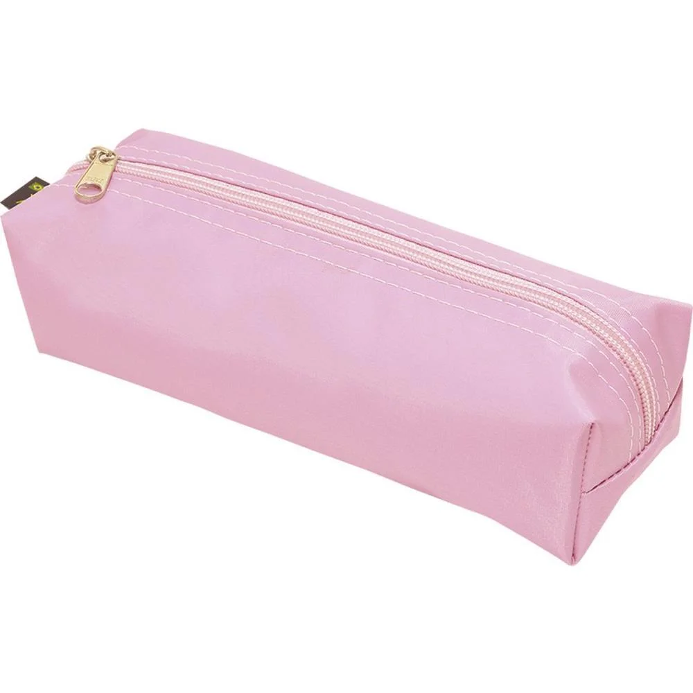 Estojo Simples Nylon Grande Color Rosa Pastel Reflex
