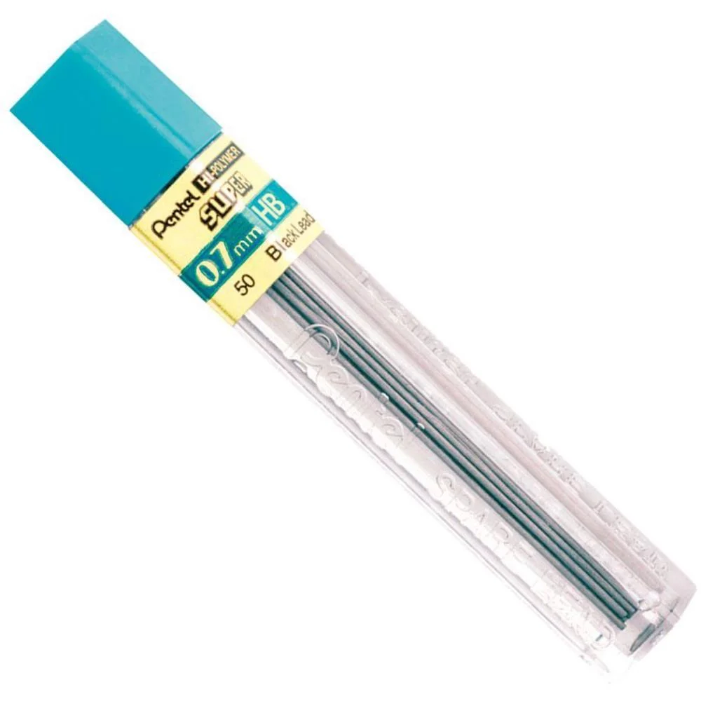 Grafite 0.7Mm Hb Hi Polymer Super 12Tbx12Min Pentel (Cx.c/12)