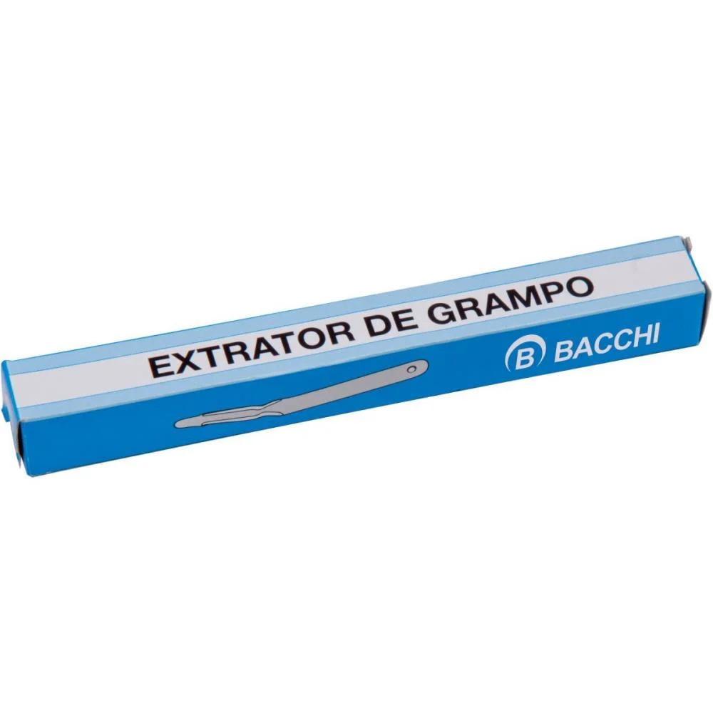 Extrator De Grampos Espatula Cromado Bacchi (Pct.c/10)