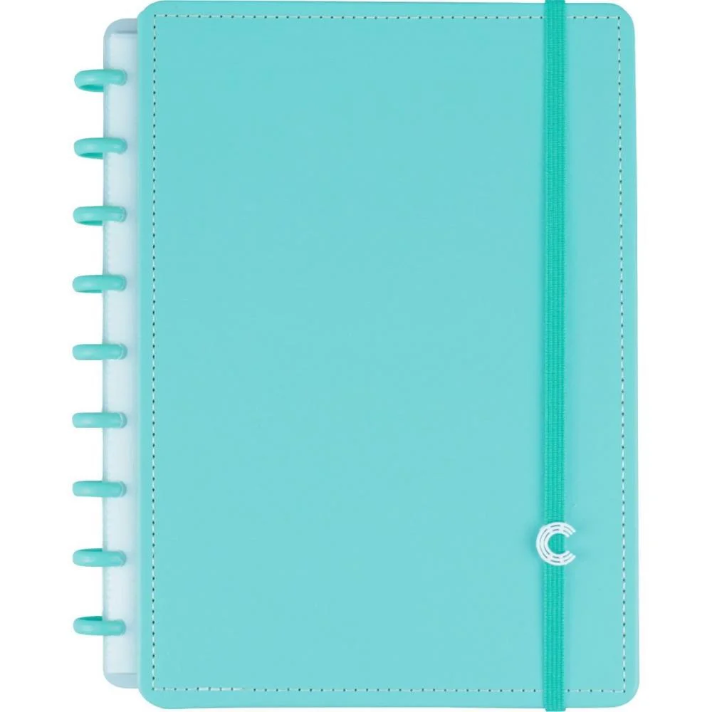 Caderno Inteligente Medio All Aquamarine 80Fls 190X255Mm Caderno Inteligente