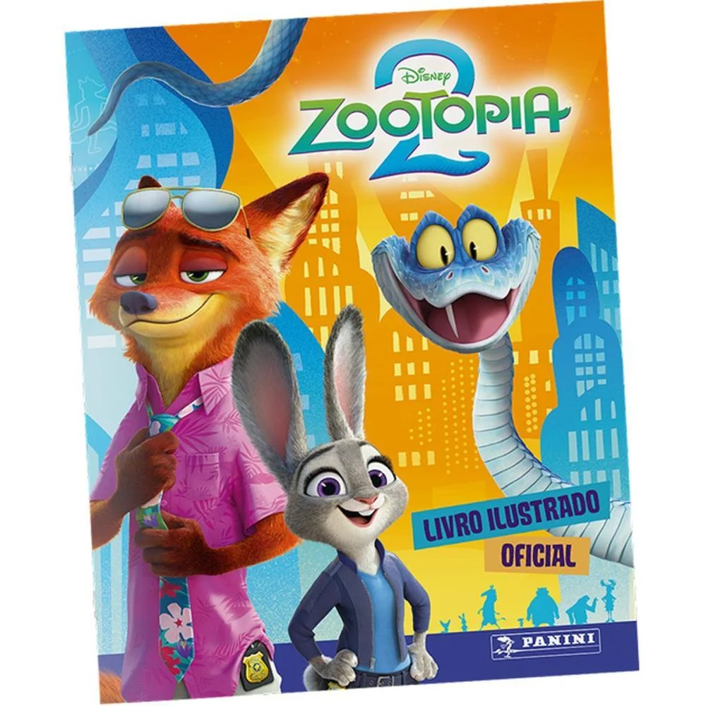 Album De Figurinhas Zootopia Brochura Panini