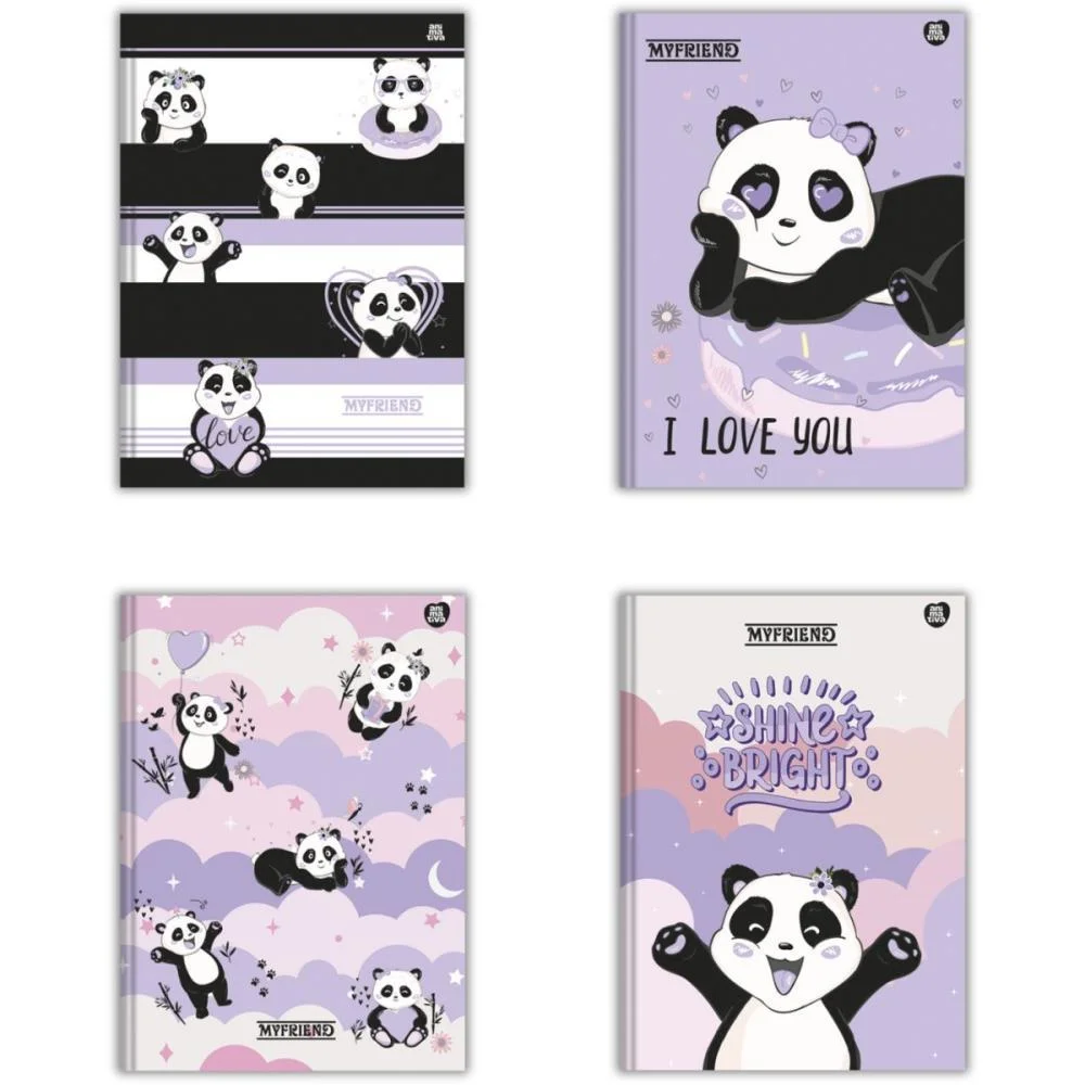 Caderno Brochurao Sem Pauta My Friend 80F Animativa (Pct.c/05)