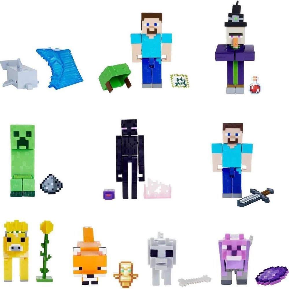 Boneco E Personagem Minecraft Vanilla Fig 8Cm (S) Mattel