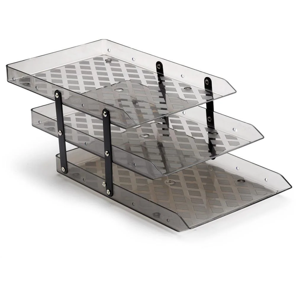 Caixa Correspondencia Tripla Movel Fume Selada Maxcril