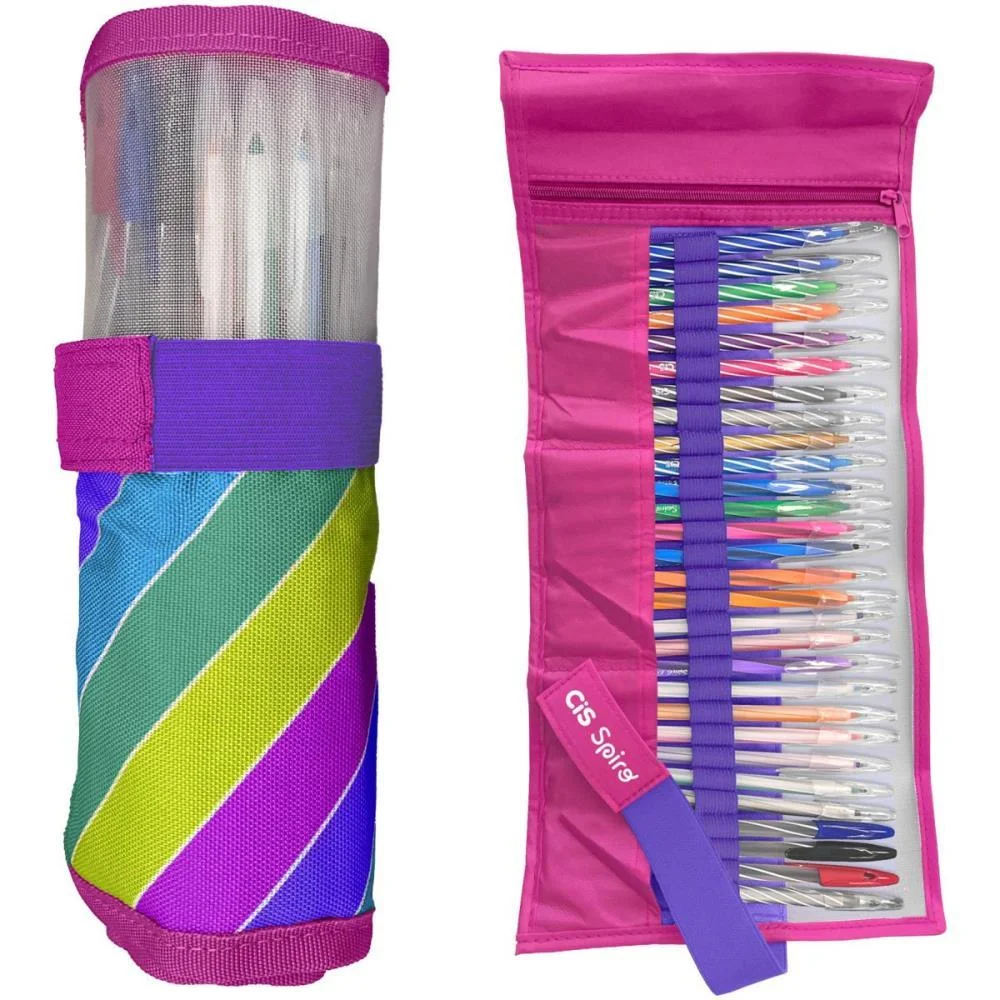 Caneta Esferografica Cis Spiro Rollerset Rs 29Cores Sertic (Estojo)