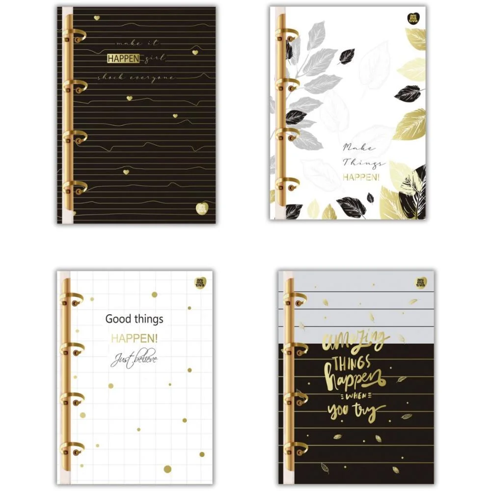 Caderno Argolado Happen 160F Animativa