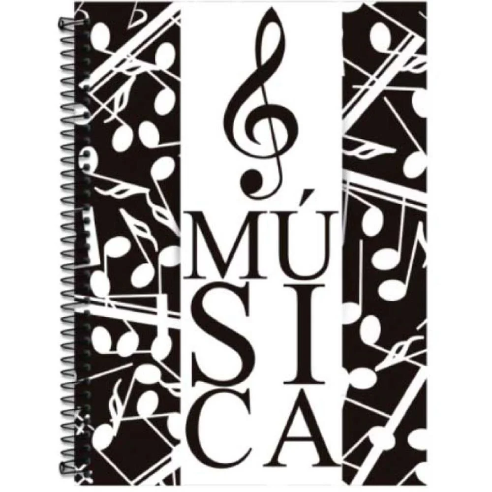 Caderno Musica Livro Cd Esp.70Fls 200X275Mm Romitec (Pct.c/05)