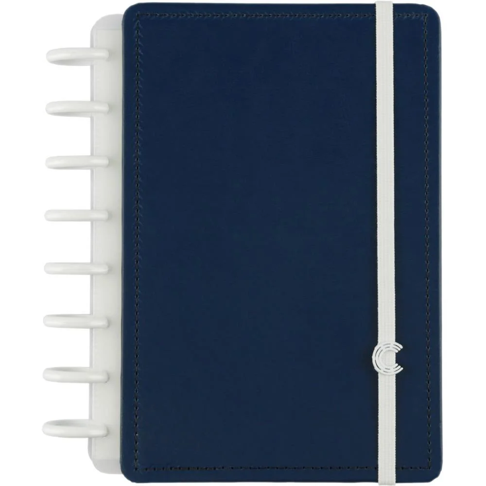 Caderno Inteligente Agenda A5 Dark Blue 97Fls 90G Caderno Inteligente