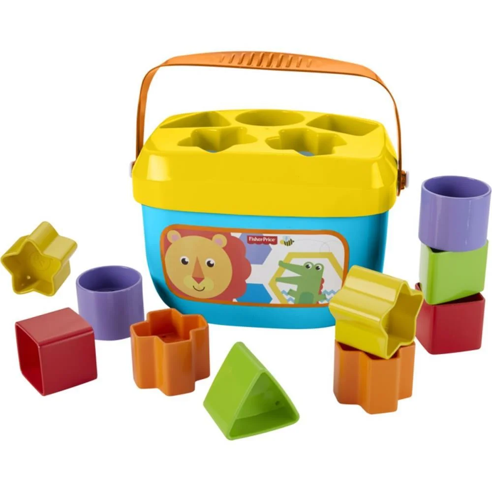 Fisher-Price Infant Encaixe Balde De Blocos 10Pcs Mattel