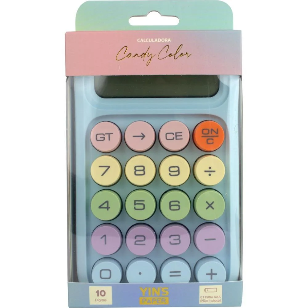 Calculadora De Mesa 10 Dig. Candy Color (S) Yins