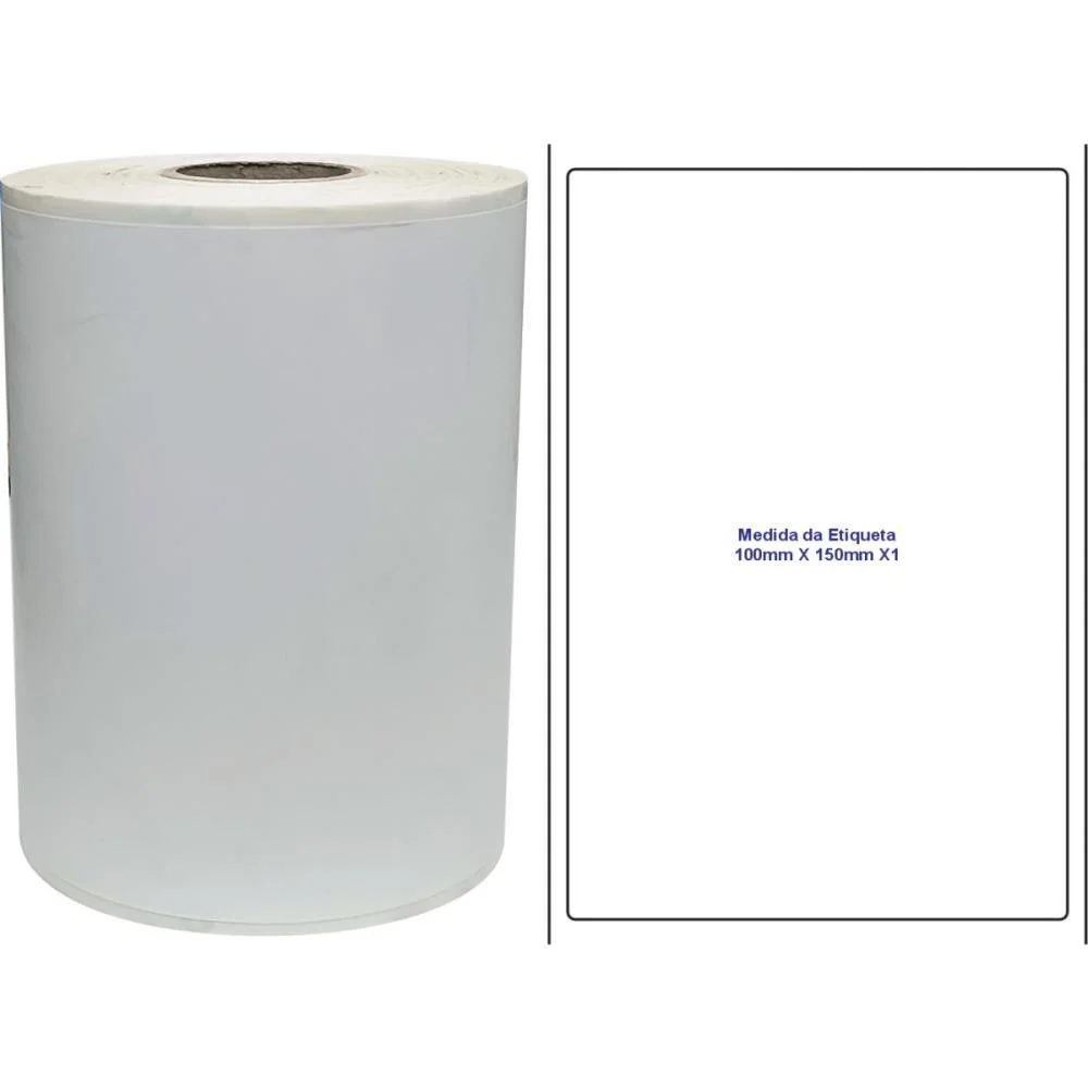 Etiqueta Adesiva Termica 100X150Mmx30M C/196Eti Fitacrel (Rolo)