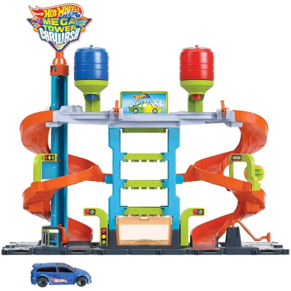 Hot Wheels Pista City Lava-Rápido Mega Torre Colorsh Mattel