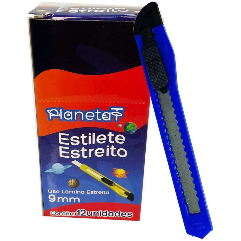 Estilete Estreito 9Mm (S) C/Embalagem Individual V.m.p. (Cx.c/12)