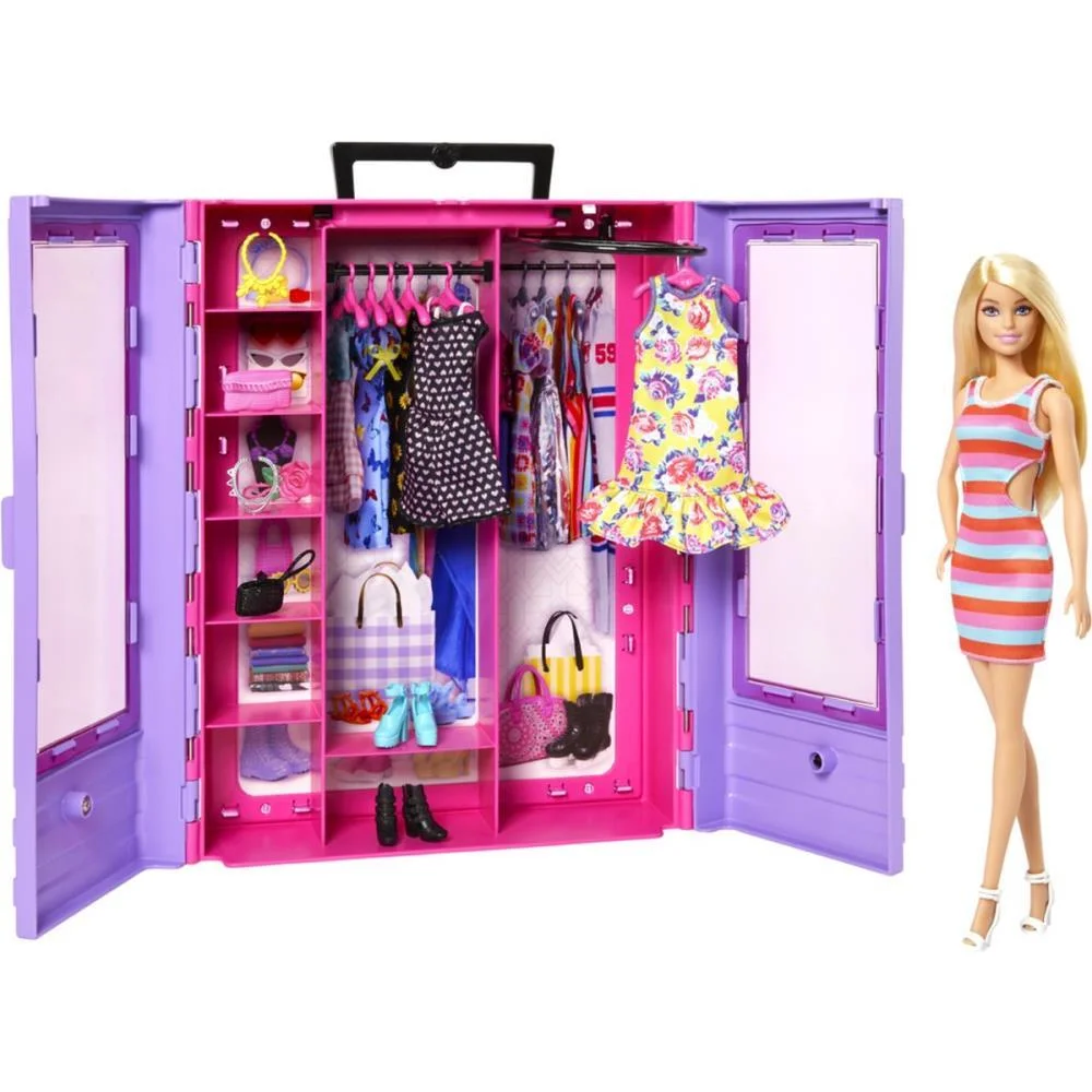 Barbie Fashion Novo Closet De Luxo Com Boneca Mattel