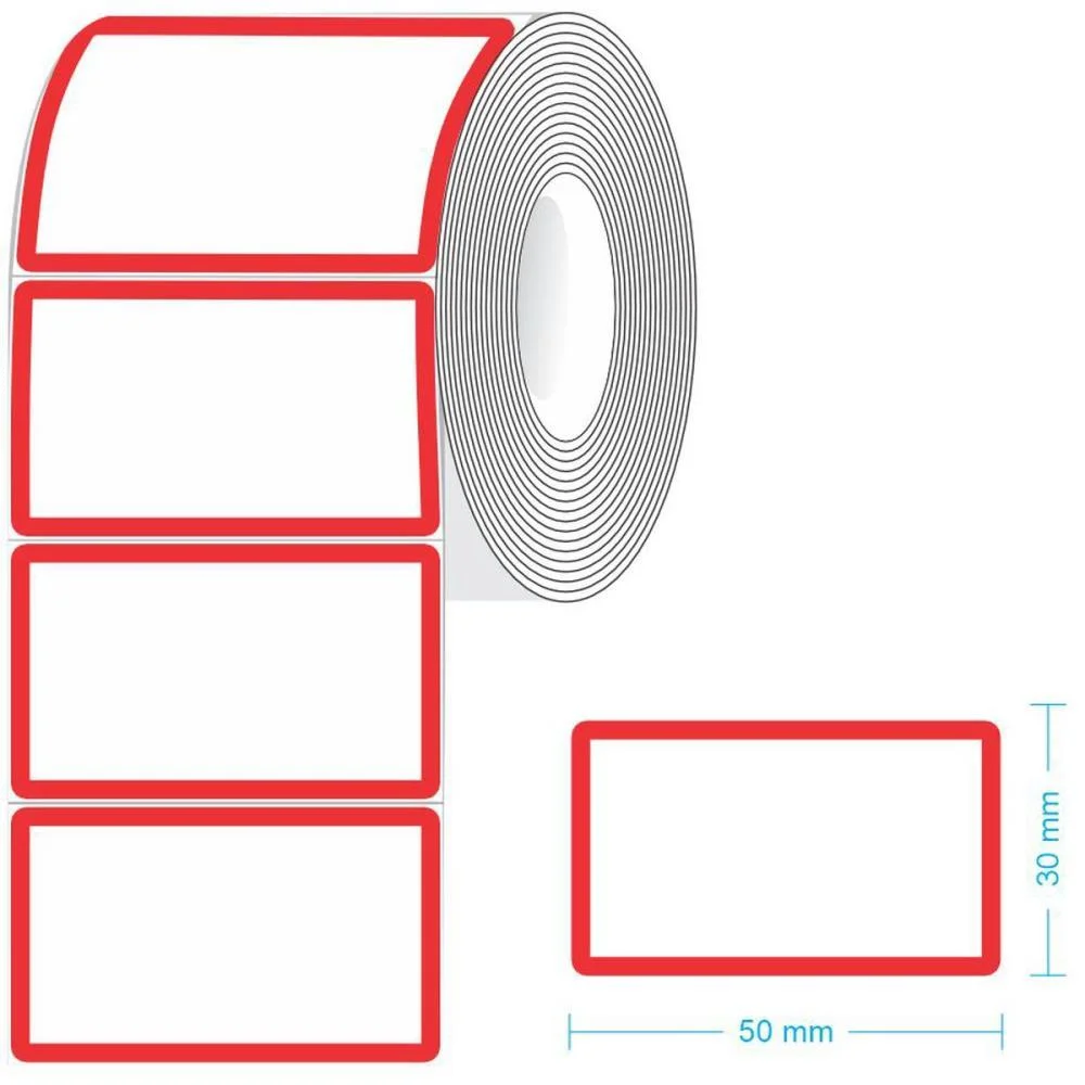 Etiqueta Para Preco Tr-5 50X30Mm C/600 Etiquetas Grespan (Rolo)