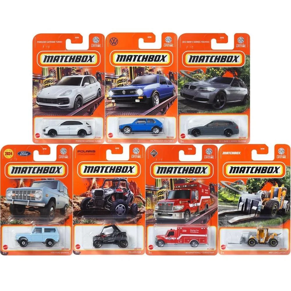 Matchbox Veículo Básico 1:64 (S) Mattel C/ 24 Unidades