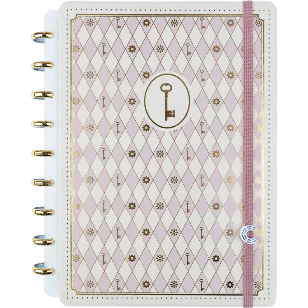 Caderno Inteligente Medio Isa Akkari Rose Key 80Fls Caderno Inteligente