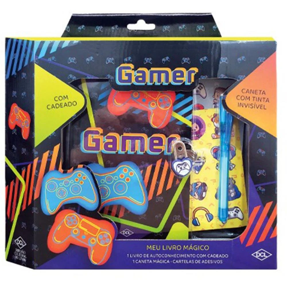Diario Meu Livro Magico Gamers Dcl