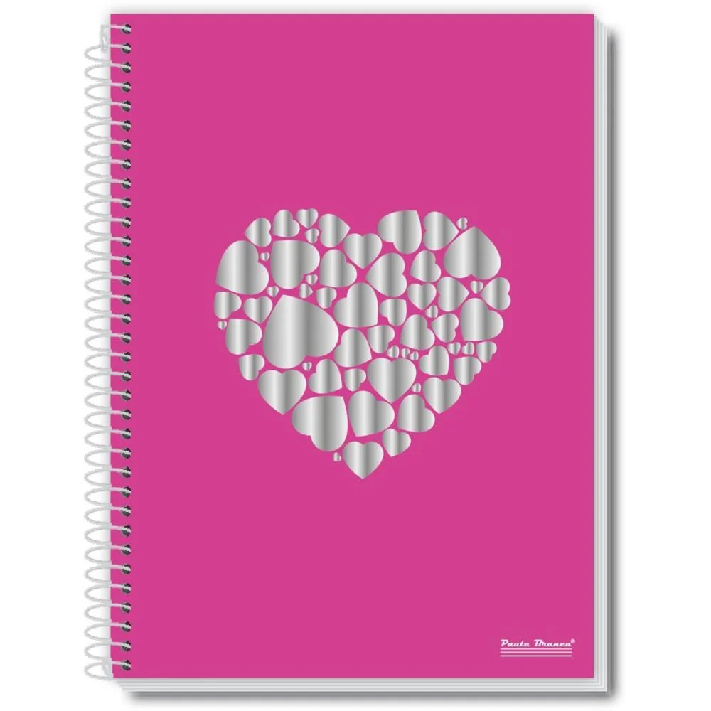 Caderno 10X1 Capa Dura Amo 160Fls. Pauta Branca (Pct.c/02)