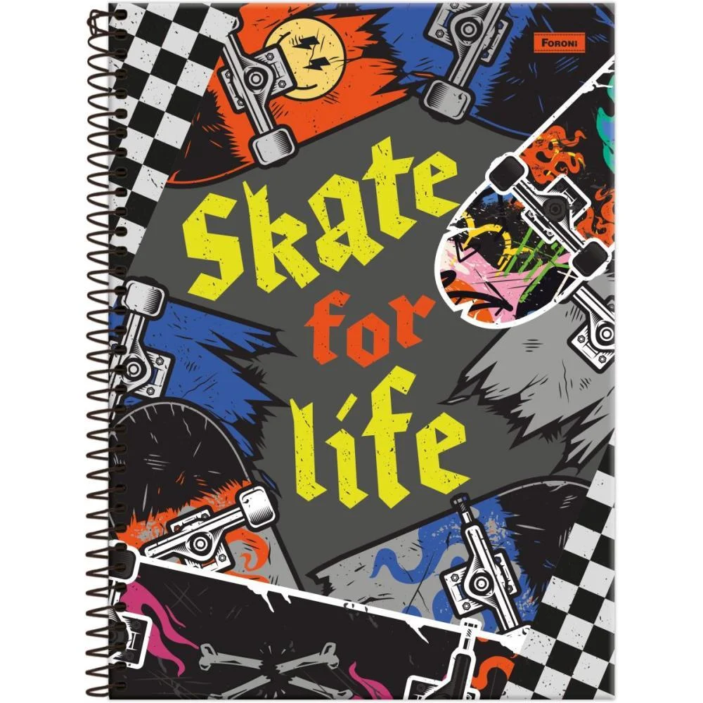 Caderno 01X1 Capa Dura Drip 80F Foroni (Pct.c/04)