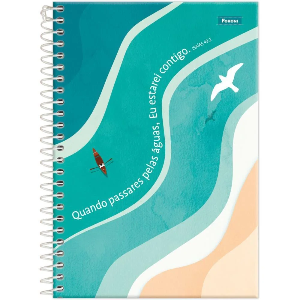 Caderno Espiral Pequeno Capa Dura Grace 80F Foroni (Pct.c/05)
