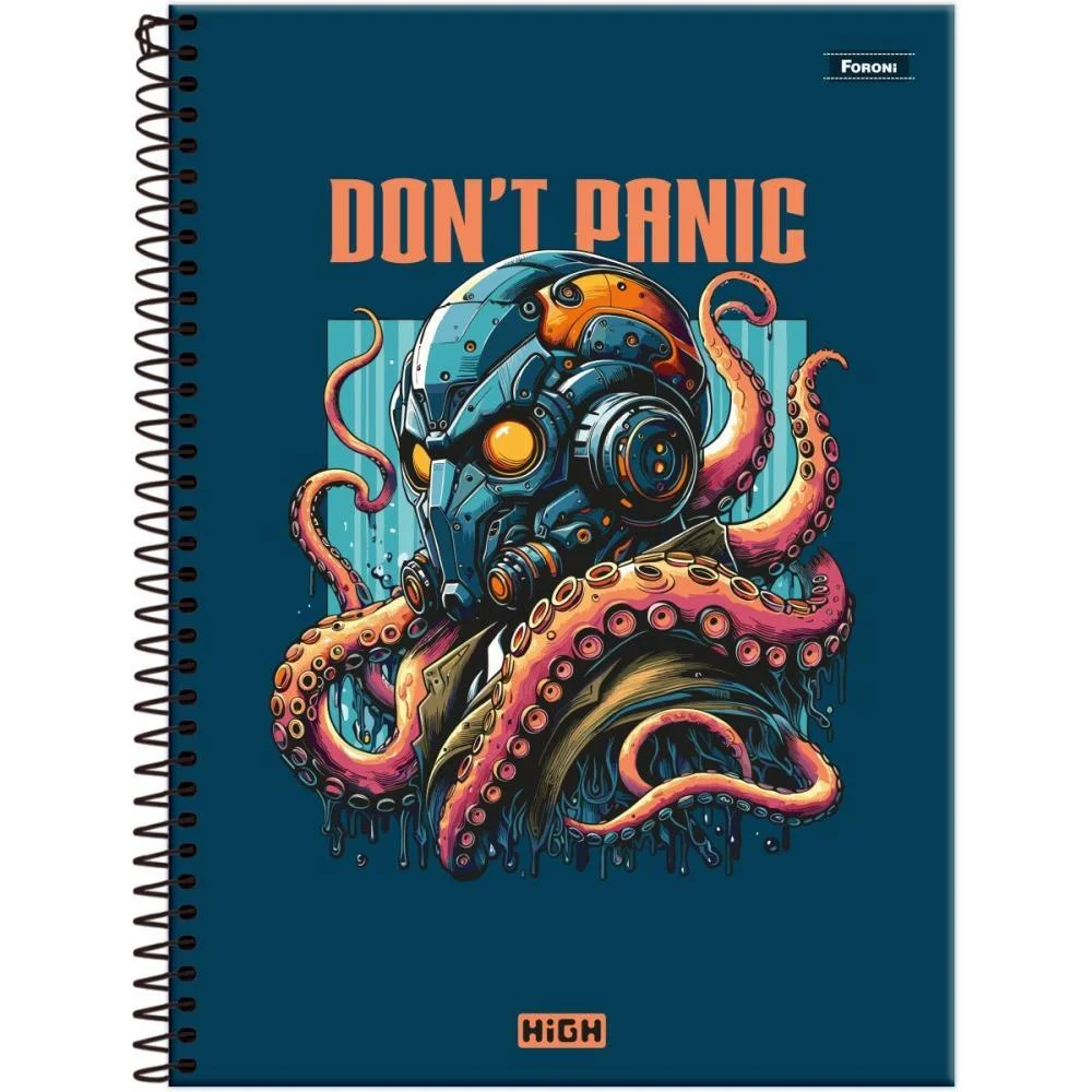 Caderno 01X1 Capa Dura High Masculino 80F Foroni (Pct.c/04)