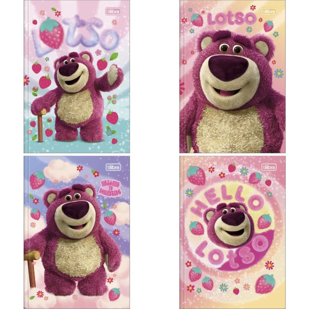 Caderno Brochura Pequeno Capa Dura Lotso 80Fls Tilibra (Pct.c/05)