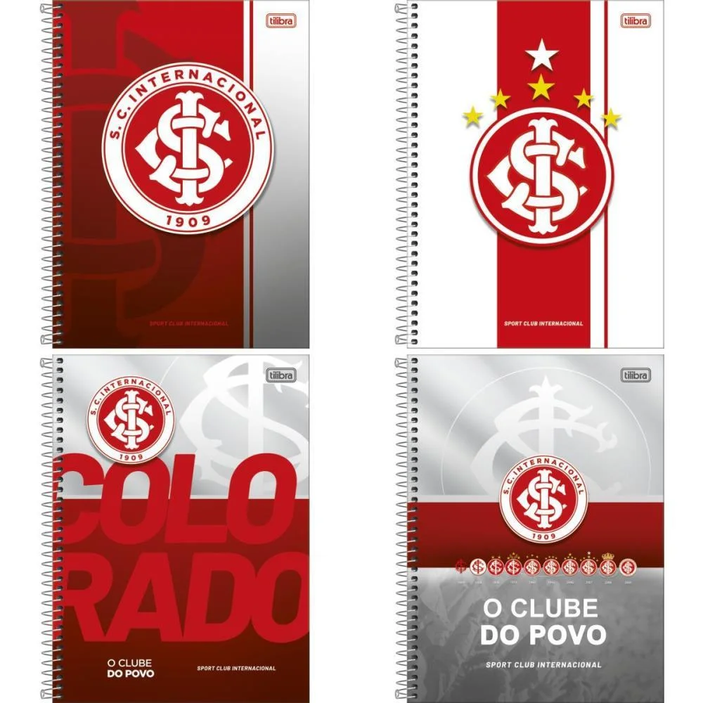 Caderno 01X1 Capa Dura Internacional 80Fls Tilibra (Pct.c/04)