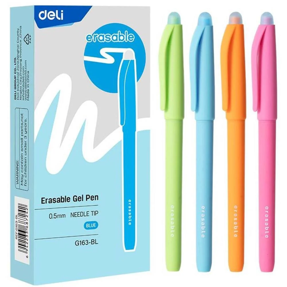 Caneta Gel Erasable Apagavel 0,5Mm Az Deli (Cx.c/12)