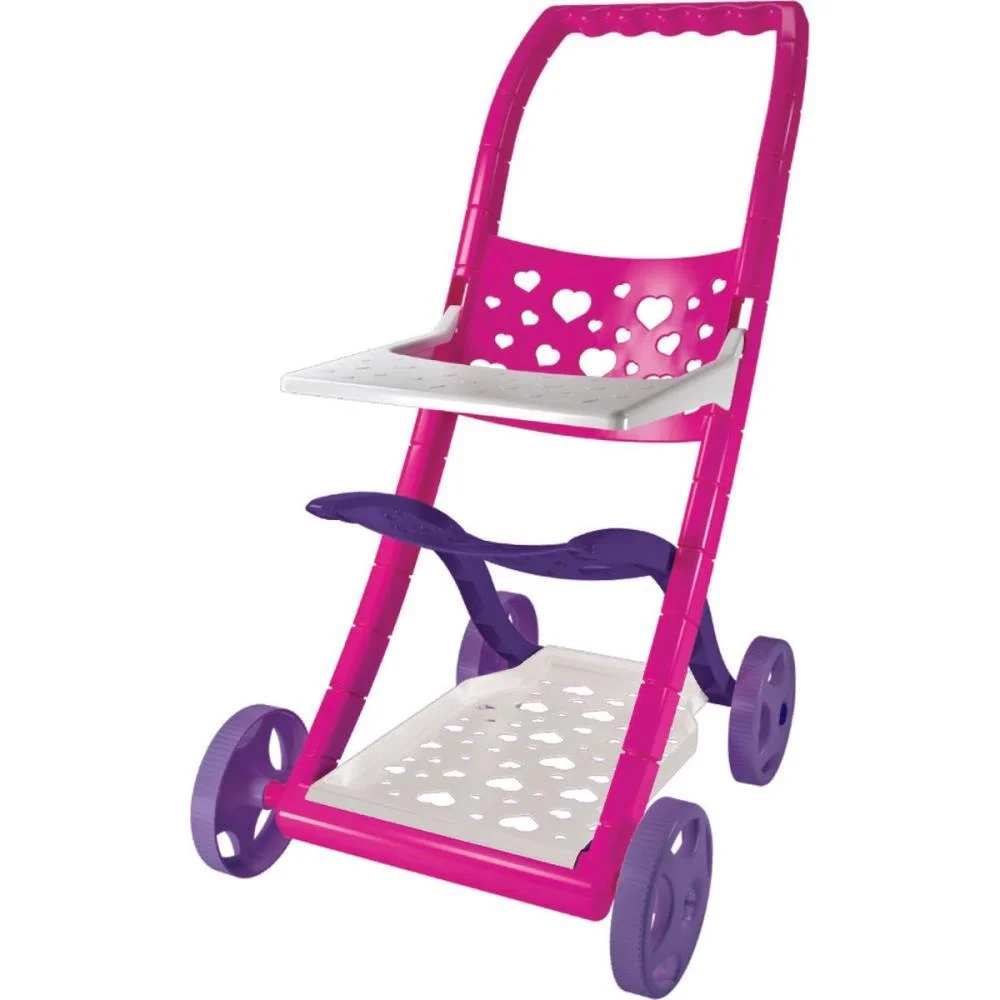 Carrinho De Boneca Caroninha Rosa Ggb Plast
