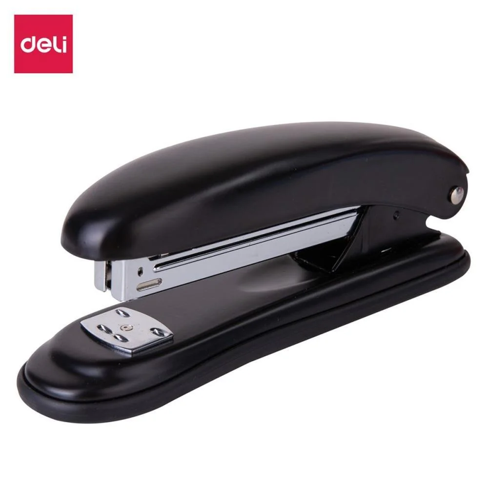 Grampeador Metal P/25Fls 26/6 15,8Cm Preto Deli