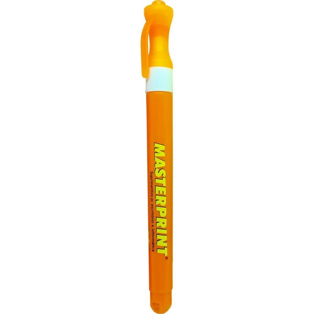 Caneta Marca Texto Mp 614 Neon Slim Laranja Masterprint (Cx.c/12)