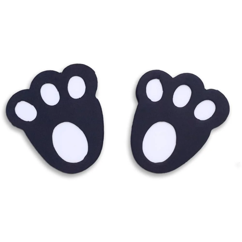 Decoracao De Pascoa Caminho Pata Coelho 5X6Cm. Evamax 10 Unidades