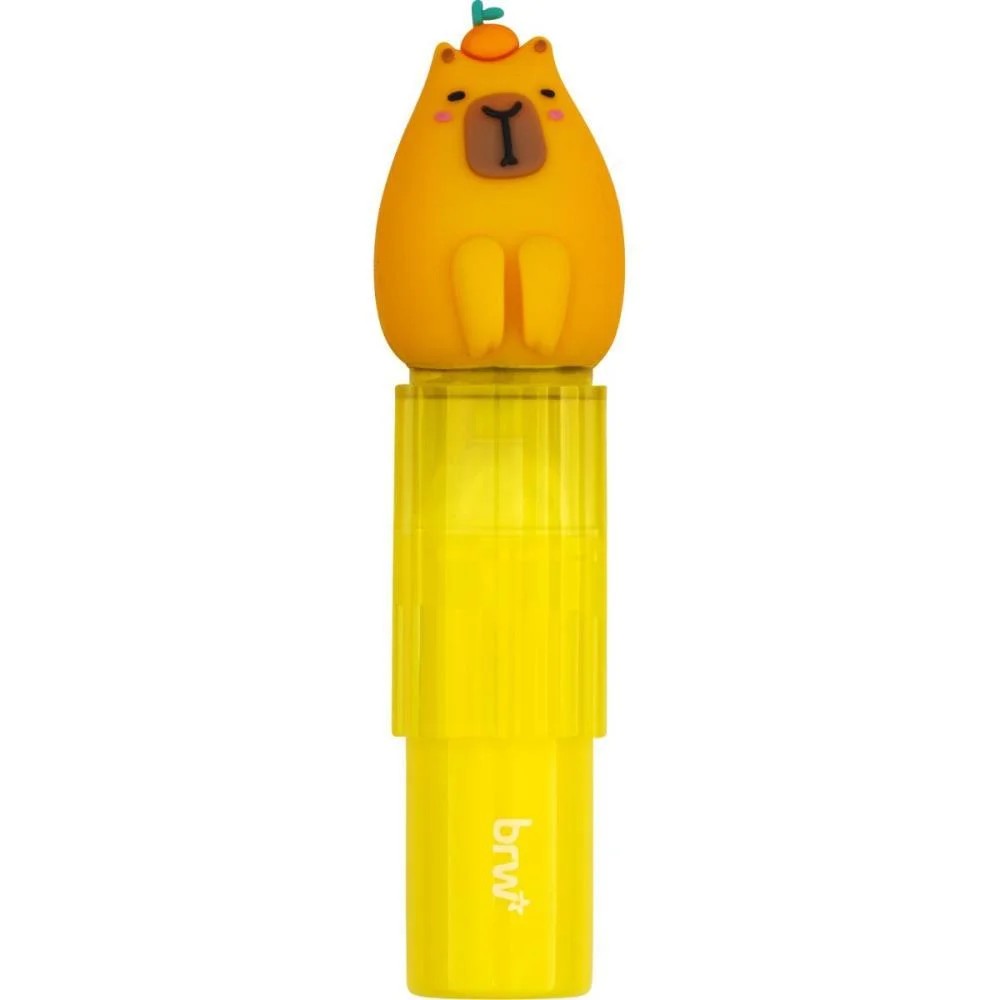 Caneta Marca Texto Capivara Divertido (S) Brw C/ 12 Unidades