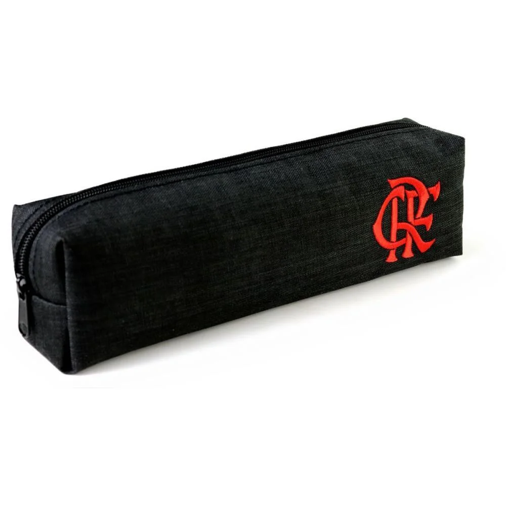 Estojo Simples Flamengo Bordado Kit