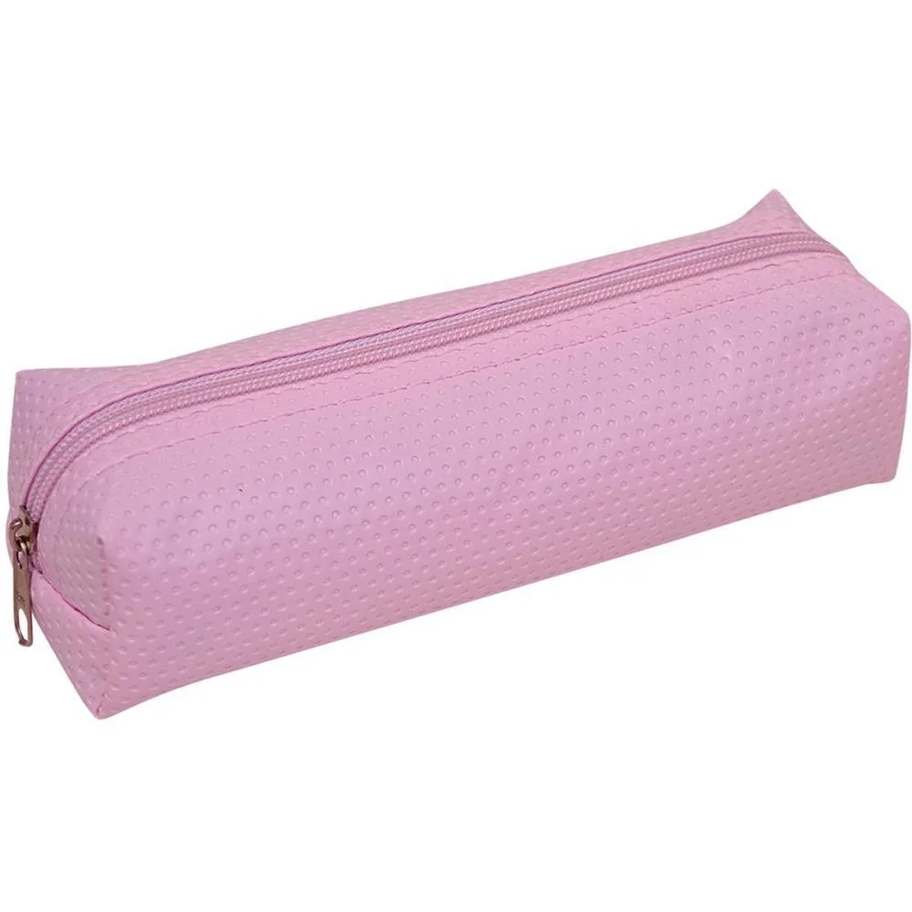 Estojo Simples Teen Rosa P/40 Lapis Acp