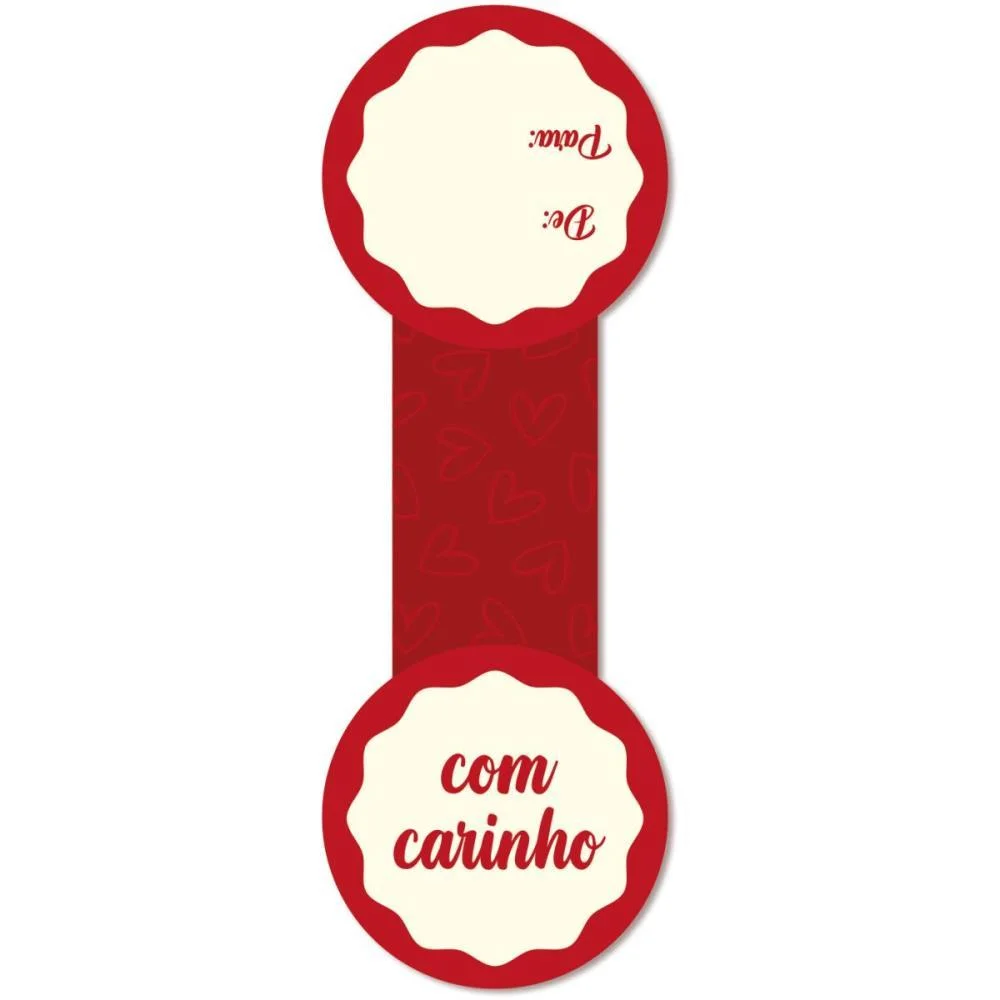 Etiqueta Adesiva Com Carinho 110Mmx235Mm Packpel (Pct.c/10)
