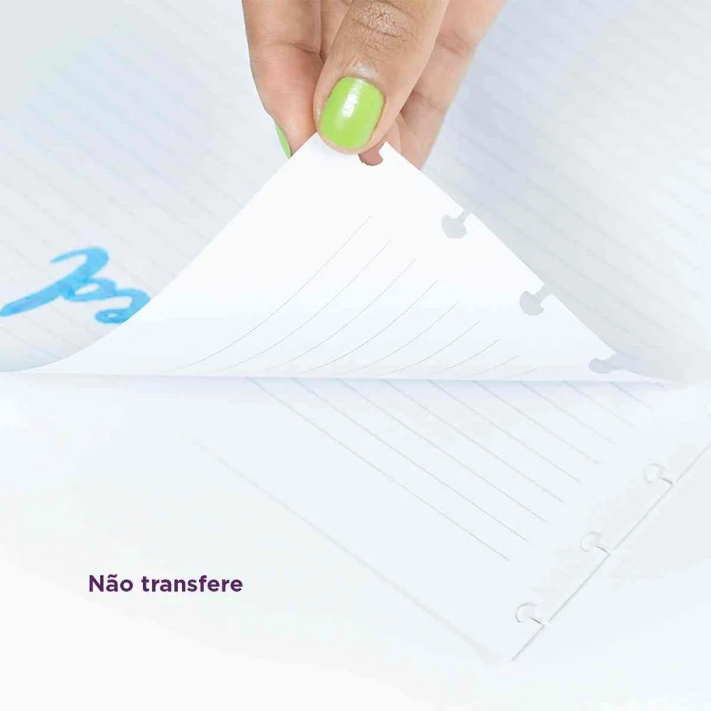 Caderno Inteligente Refil Grande Pautado 90G. 100Fls. Caderno Inteligente (Pacote)