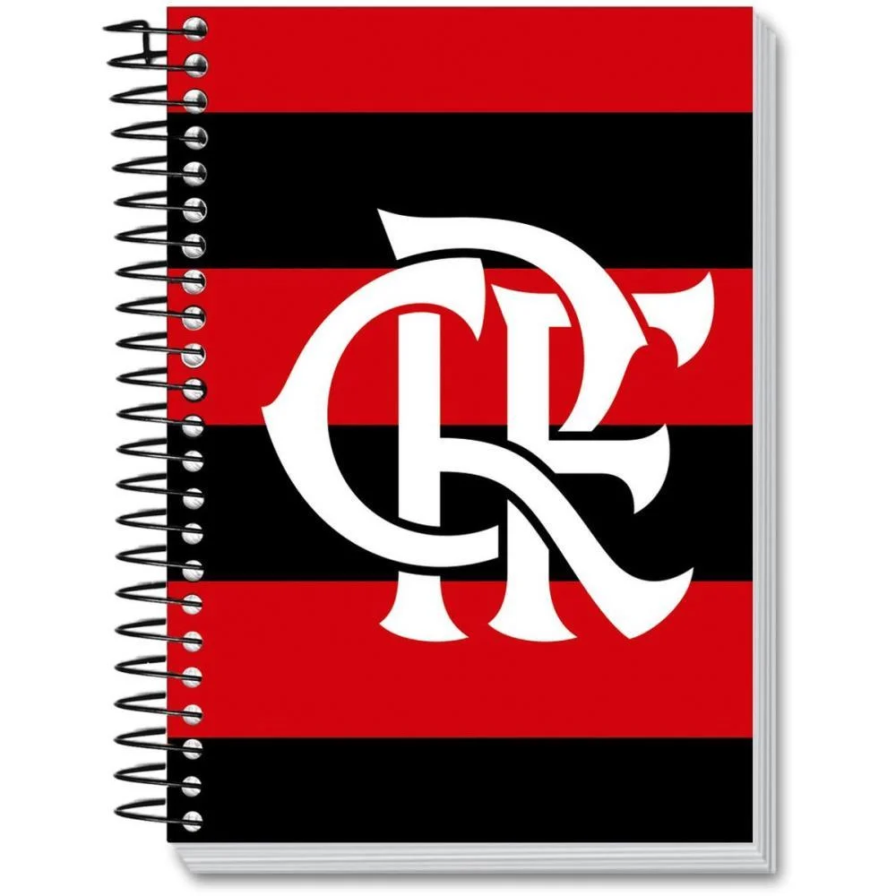 Caderno 10X1 Capa Dura Flamengo 160Fls Kit (Pct.c/04)